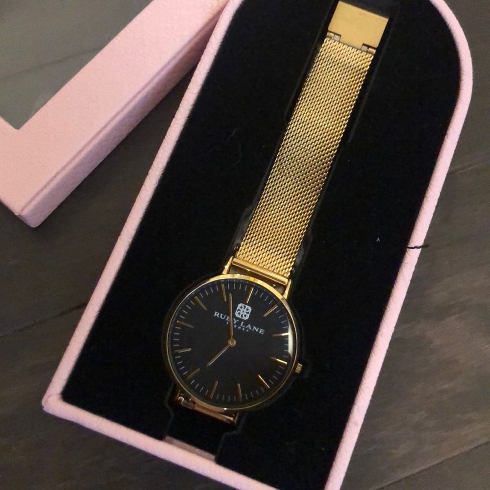 Brand new gold Ruby Lane watch